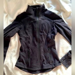 Black zip up- lululemon